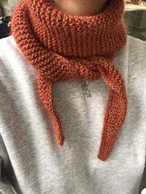 100% cashmere - mursten melange, sælges pr. gram